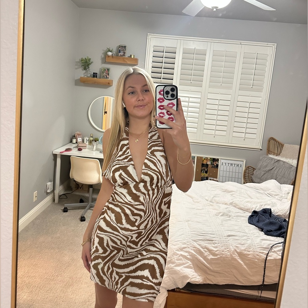 Tilly’s/NIA Brown Zebra Dress!